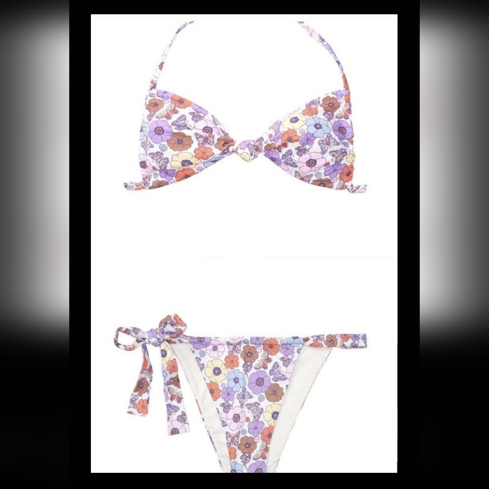 NWT Adorably Sexy Frankie’s Poppy Floral Bikini Set